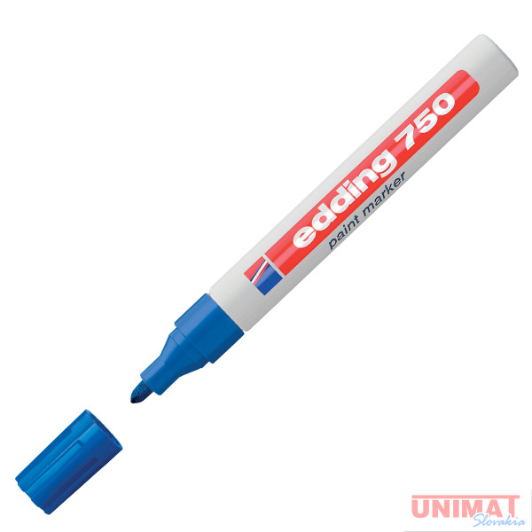 Popisovač lakový EDDING 750, tmavomodrý